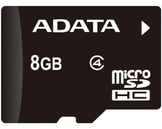 A-DATA MicroSDHC 8GB class 4 AUSDH8GCL4-R
