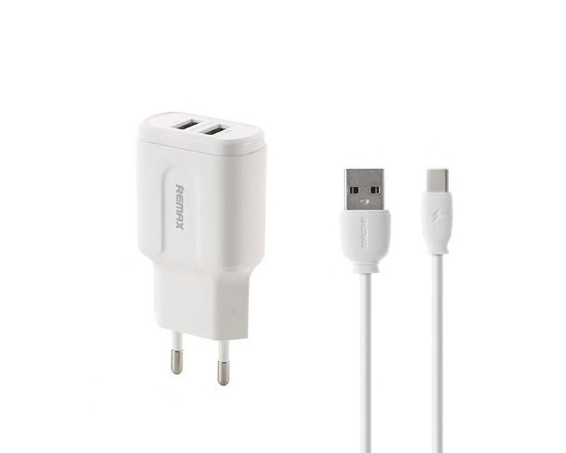 REMAX RP-U22 Dual USB 2.4A Micro USB Fast Charging punjač beli