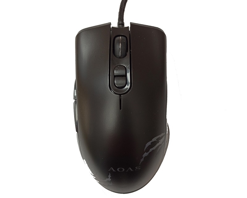 AOAS K40 RGB USB Optical gaming miš crni