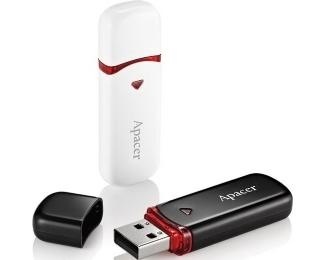 APACER 64GB AH333 USB 2.0 flash crni