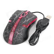 FC-5160 USB 2.0 Wired Optical 3200dpi Gaming Mouse pink