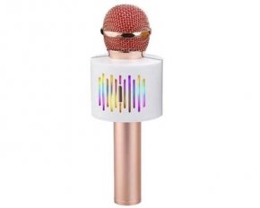 WSTER Karaoke Bluetooth Mikrofon V8 rozi - Klikni na sliku da zatvoriš