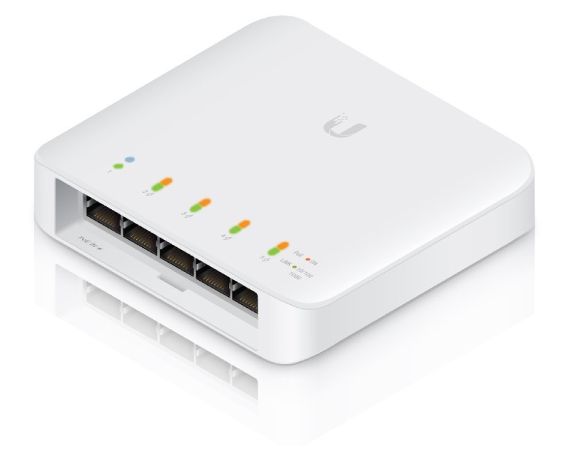 UBIQUITI (USW-Flex) UniFi 5-Port Layer 2 Gigabit Switch with PoE Support