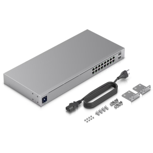 UBIQUITI UniFi Switch Gen2, 16 Gbit Ethernet, 2x SFP (USW-16-POE)