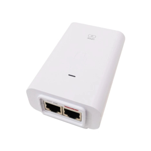 UBIQUITI 802.3af Gigabit PoE Adapter 15,4W Beli (U-POE-AF)