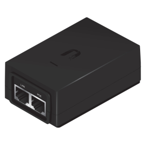 UBIQUITI PoE 48V DC 0.5A adapter for Carrier Instalations/earth grounding/ESD protection (POE-48-24W-G)