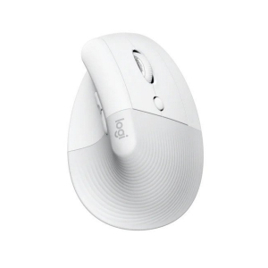 LOGITECH Lift Vertical Ergonomic Wireless miš beli