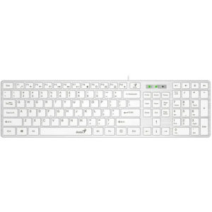 GENIUS SlimStar 126 USB YU bela tastatura