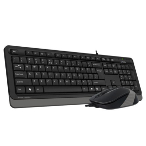 A4 TECH F1010 FSTYLER USB US siva tastatura + USB sivi miš