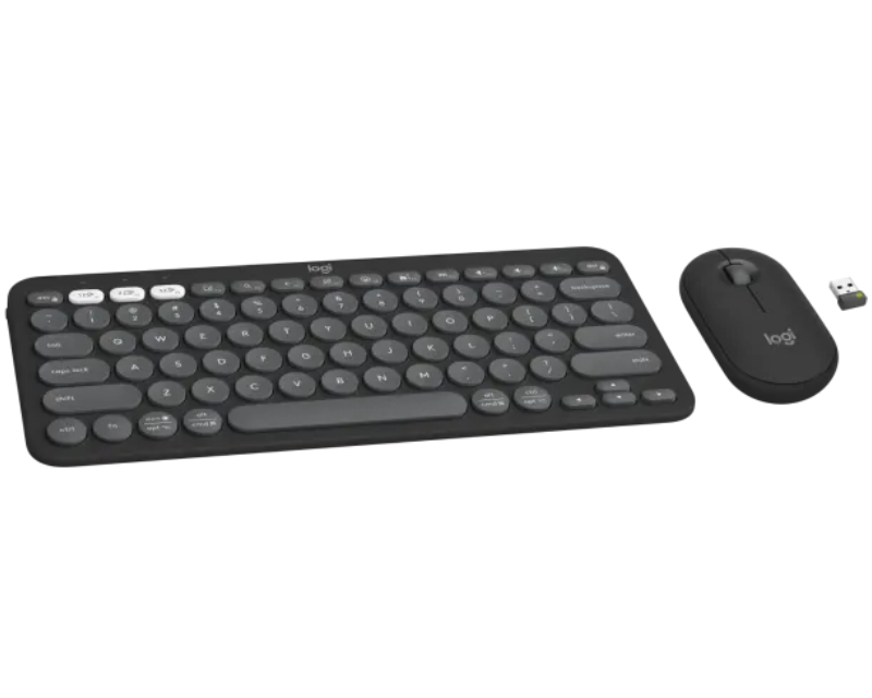 LOGITECH Pebble2 Wireless Combo US tastatura + miš crna - Slika 2