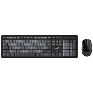 GENIUS Smart KM-8200 Wireless USB YU crna tastatura + miš