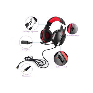 KOTION EACH G1200 Gaming slušalice sa mikrofonom crno-crvene