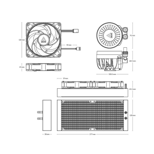 ARCTIC Liquid Freezer III 240 A-RGB White vodeno hlađenje (ACFRE00150A)