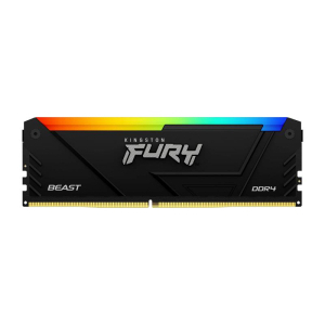 KINGSTON DIMM DDR4 32GB (2x16GB kit) 3200MT/s KF432C16BB12AK2/32 FURY Beast RGB Black