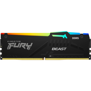 KINGSTON DIMM DDR5 16GB 5600MT/s KF556C40BBA-16 Fury Beast Black RGB XMP