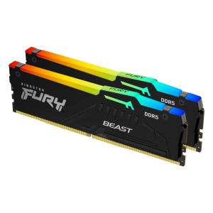 KINGSTON DIMM DDR5 32GB (2x16GB kit) 6000MT/s KF560C30BBEAK2-32 FURY Beast Black RGB EXPO