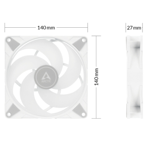 ARCTIC P14 PWM PST A-RGB 140mm ventilator beli (ACFAN00276A)