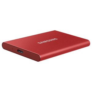 SAMSUNG Portable T7 500GB crveni eksterni SSD MU-PC500R