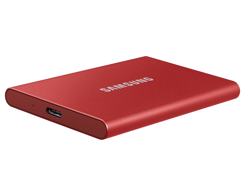 SAMSUNG Portable T7 500GB crveni eksterni SSD MU-PC500R