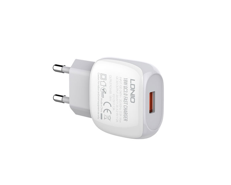 LDNIO A1306Q QC 3.0 18W punjač + kabl za iPhone