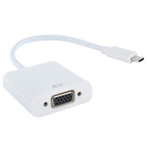 E-GREEN Adapter USB 3.1 tip C (M) - VGA (F) beli