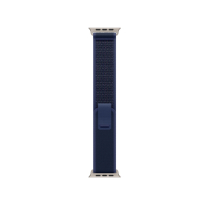 APPLE Watch Ultra2 v2 Cellular 49mm Natural Titanium Case with Blue Trail Loop - M/L (mx4l3se/a)