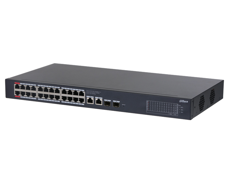 DAHUA CS4228-24GT-375 28-Port Cloud Managed Desktop Gigabit Switch with 24-Port PoE - Slika 2
