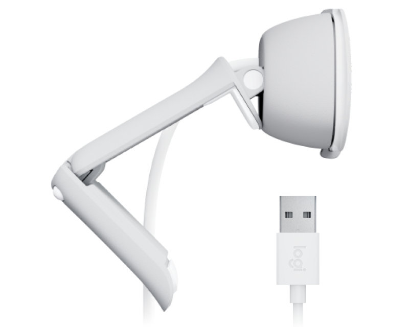 LOGITECH Brio 100 Full HD Webcam Off-White - Slika 4