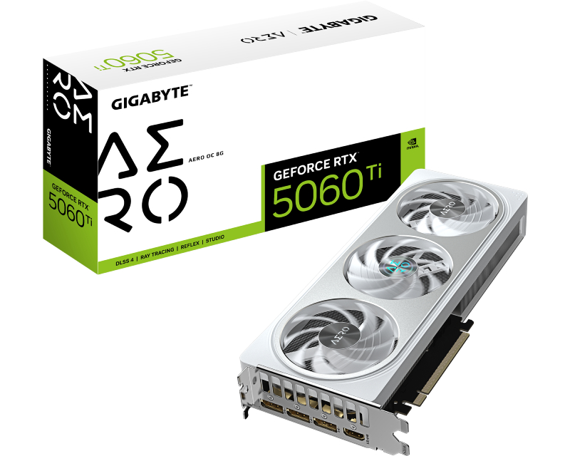 GIGABYTE nVidia GeForce RTX 5060 Ti AERO 8GB 128bit GV-N506TAERO OC-8GD rev. 1.0 - Slika 2