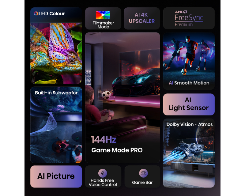 HISENSE 100 inča 100E7Q PRO QLED 4K UHD Smart TV - Slika 5