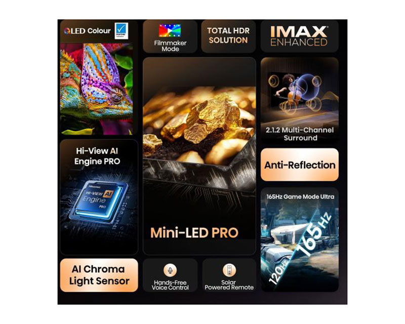 HISENSE 75 inča 75U7Q PRO ULED Mini-LED 4K UHD Smart TV - Slika 7