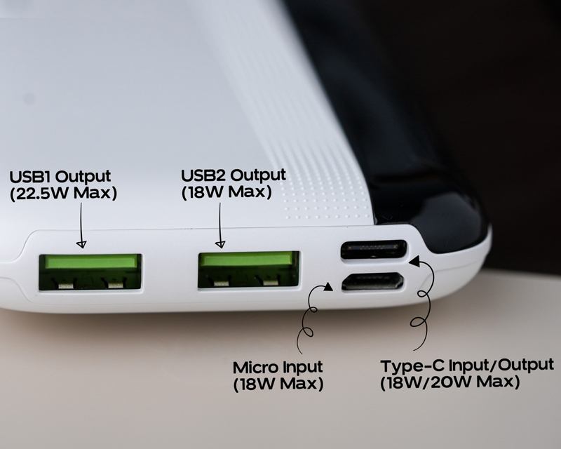 REMAX RPP-293 PD+QC 10000mAh Power Bank crni - Slika 3