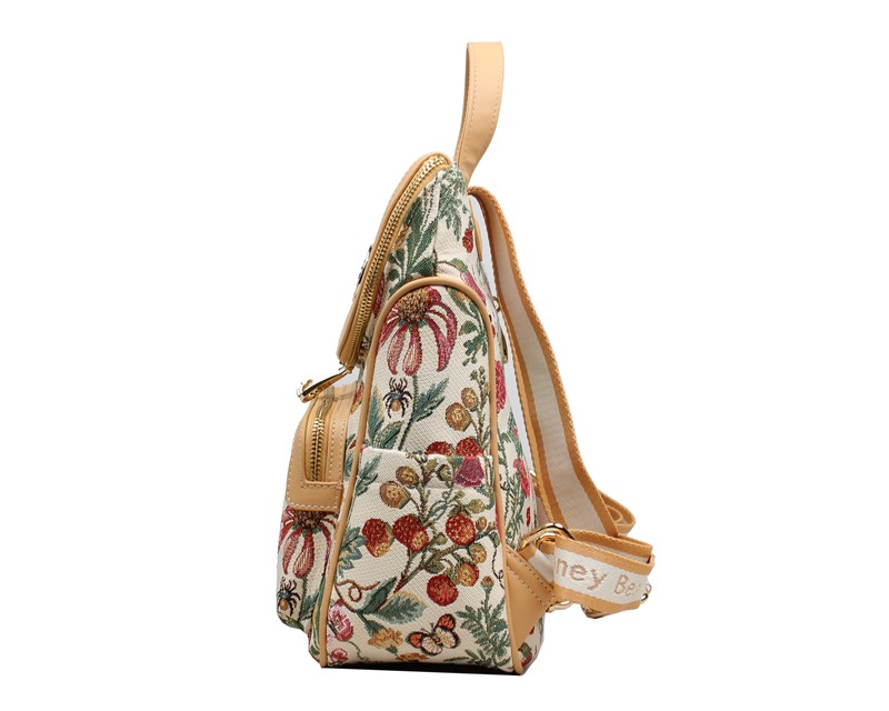 HENNEY BEAR H-1138 FLORAL SUMMER BEIGE Ranac - Slika 4
