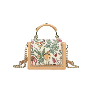 HENNEY BEAR H-495 FLORAL SUMMER BEIGE Torba