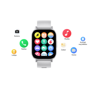 XIAOMI Redmi Watch 5 Active Matte Silver sat (BHR8790GL)