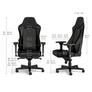 NOBLECHAIRS HERO Gaming stolica crno-zlatna