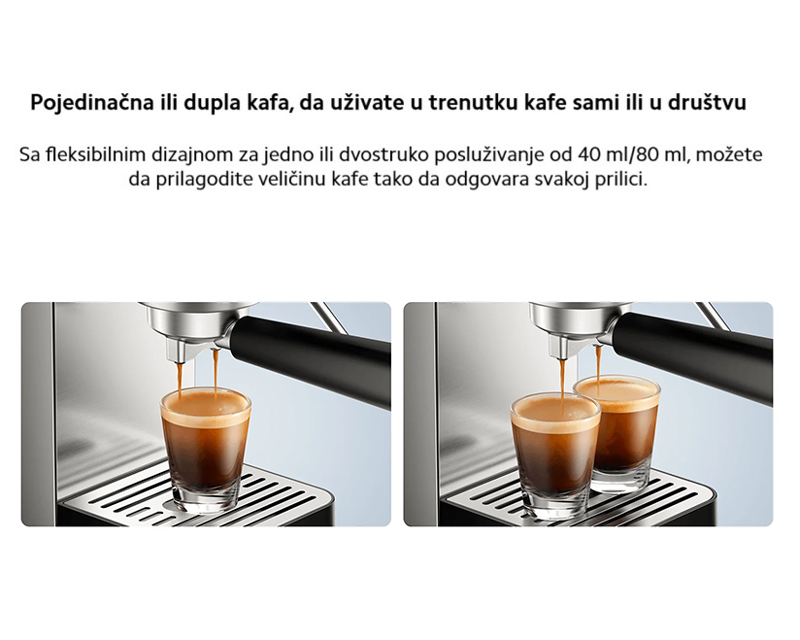 XIAOMI Semi-automatic Espresso Machine EU (BHR9798EU) - Slika 3