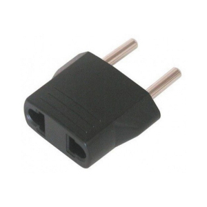 E-GREEN Adapter Euro utikač - USA utičnica crna