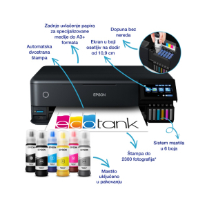EPSON L8180 EcoTank A3 ITS (6 boja) Photo multifunkcijski štampač