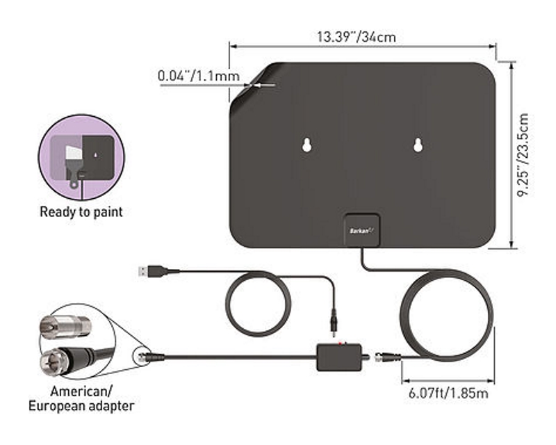 BARKAN AU60A.B Pojačalo za HDTV Antena 96k