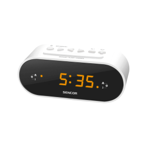 SENCOR SRC 1100 W beli radio budilnik