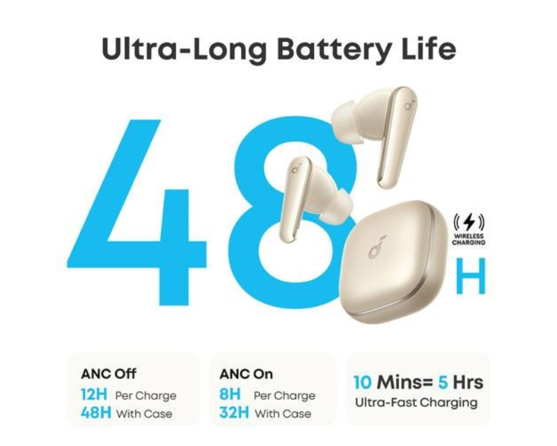 ANKER Soundcore Liberty 5 TWS ANC BT bubice sa mikrofonom zlatne - Slika 4