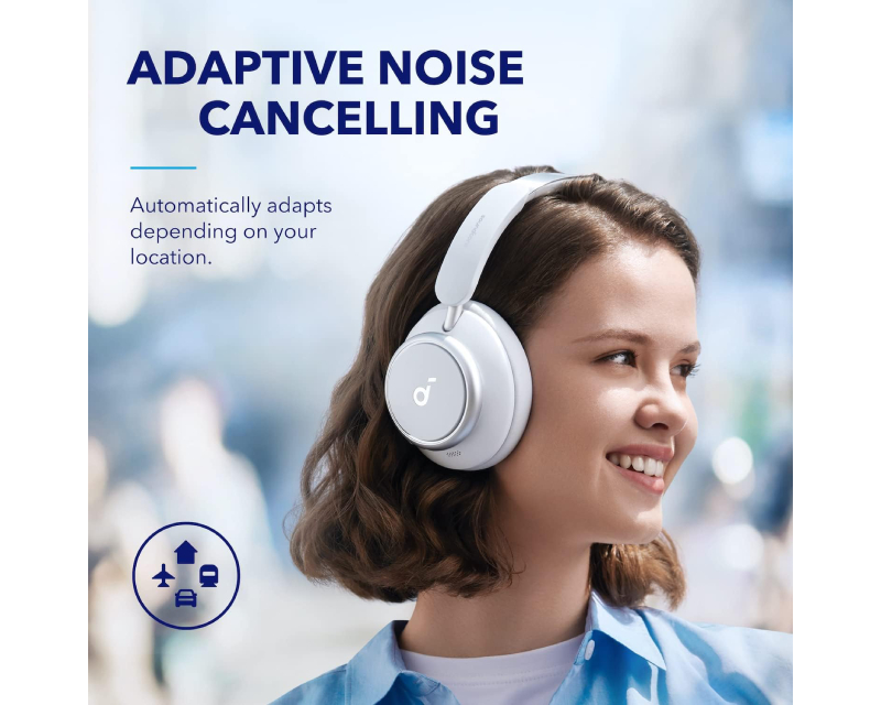 ANKER Soundcore Space Q45 ANC BT slušalice bele - Slika 6