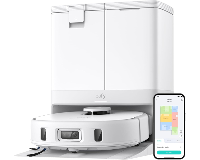 ANKER Eufy Omni X10 Pro MopMaster Robot Usisivač sa bazom beli - Slika 7