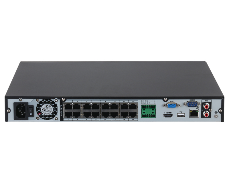 DAHUA NVR4216-16P-4KS3 16-kanalni 1U 16PoE lite network DVR - Slika 2