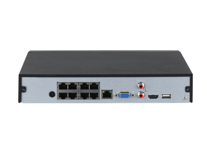 DAHUA NVR4108HS-8P-4KS3 8CH Compact 1U 8PoE 1HDD Lite Network Video Recorder - Slika 3