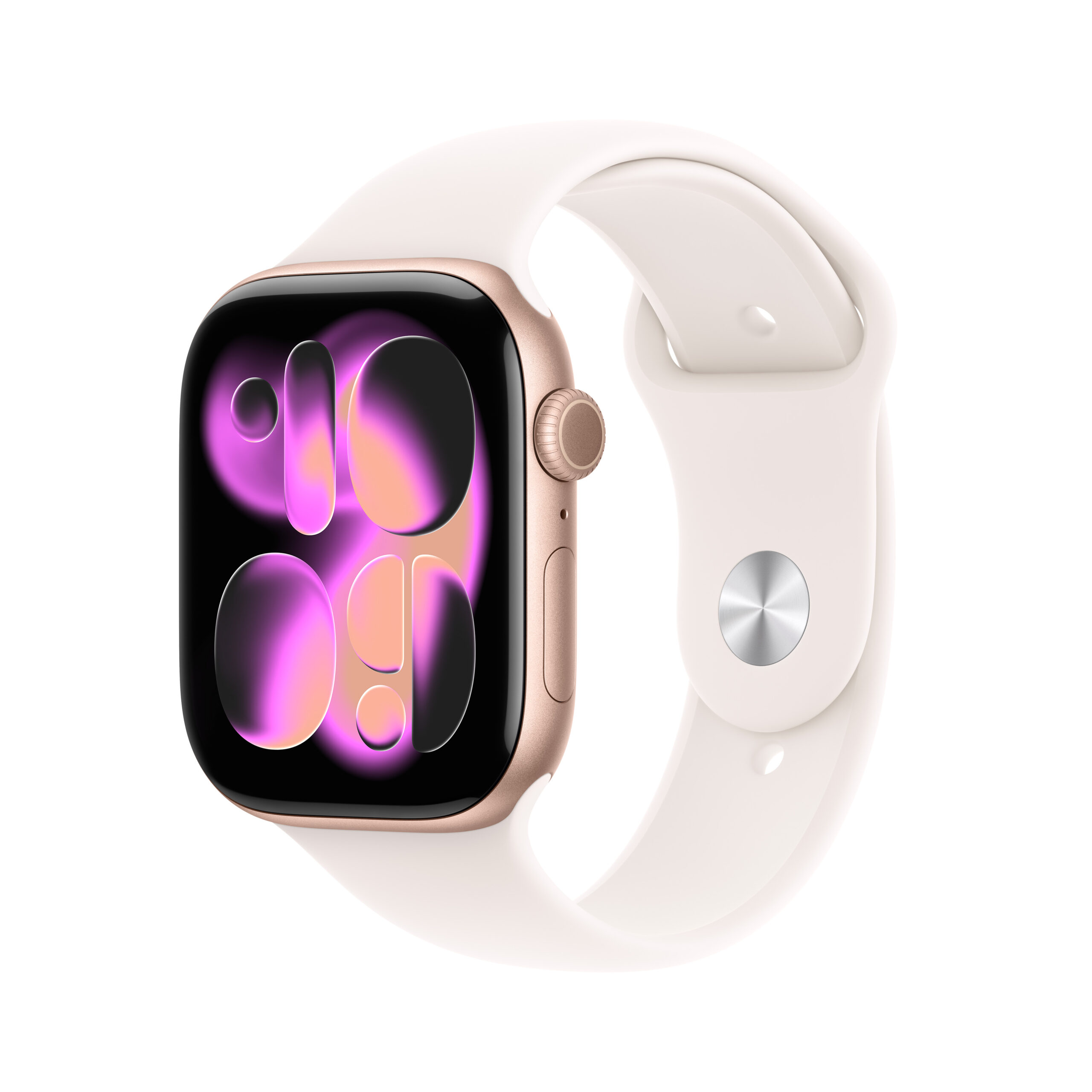 Apple Watch S11 GPS 46mm Roze Gold Aluminium Case with Light Blush Sport Band - Slika 2