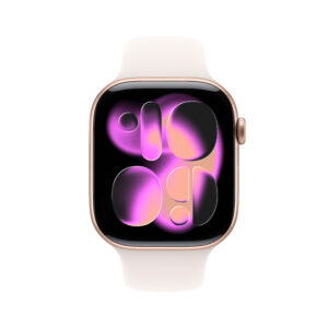 Apple Watch S11 GPS 46mm Roze Gold Aluminium Case with Light Blush Sport Band
