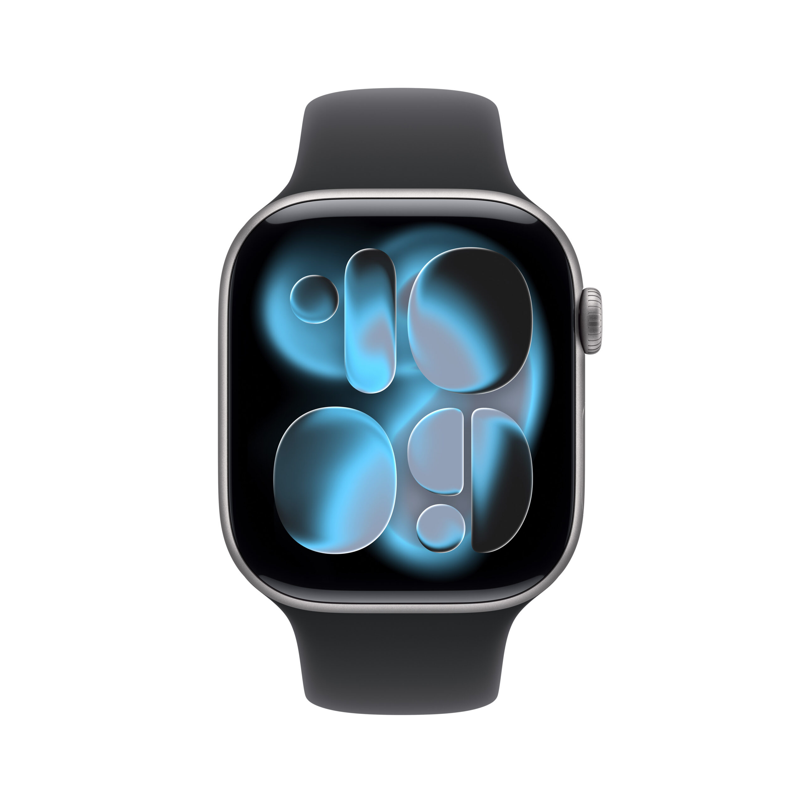 Apple Watch S11 GPS 46mm Space Grey Aluminium Case with Black Sport Band