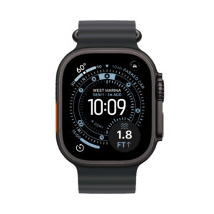 Apple Watch Ultra 3 Cellular 49mm Black Titanium Case with Black Ocean Band